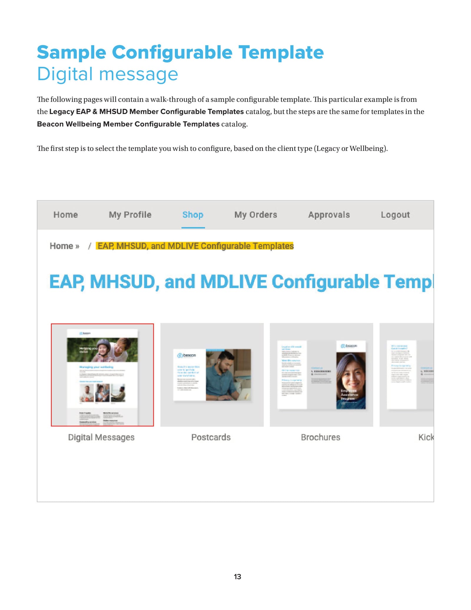Choosing a format — digital messages, postcards, brochures, kick-it pieces